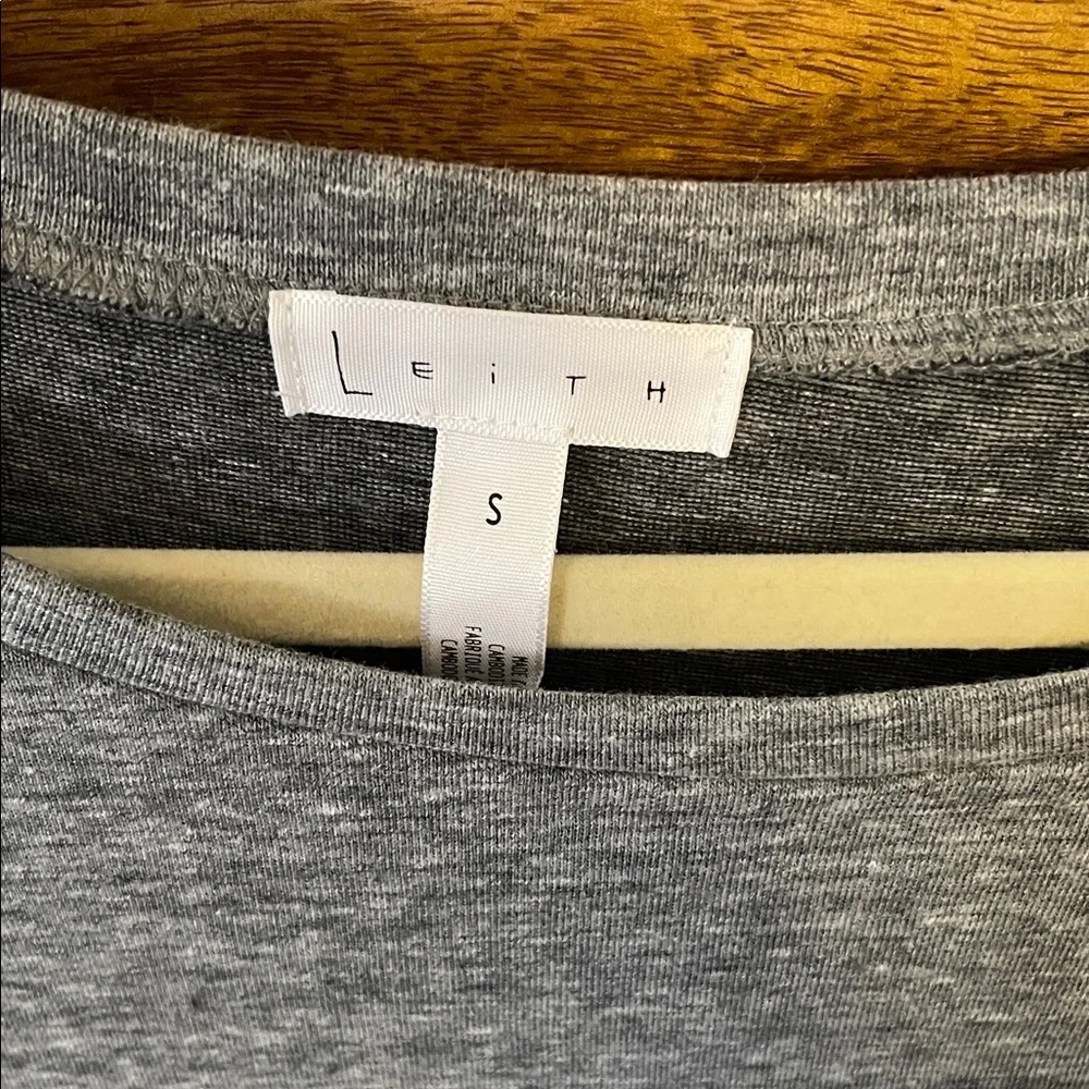 Heather Gray Long Sleeve Dress - Picture 2 of 5
